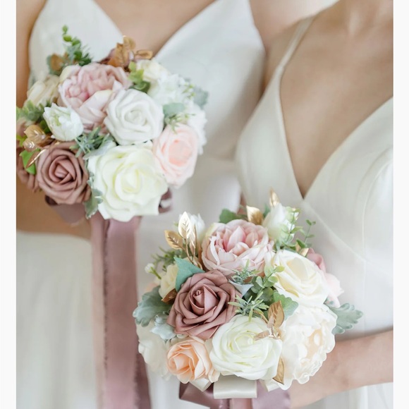 Pre-Arranged bridal Package - Lings Moment Dusty Rose and Cream - Picture 3 of 5